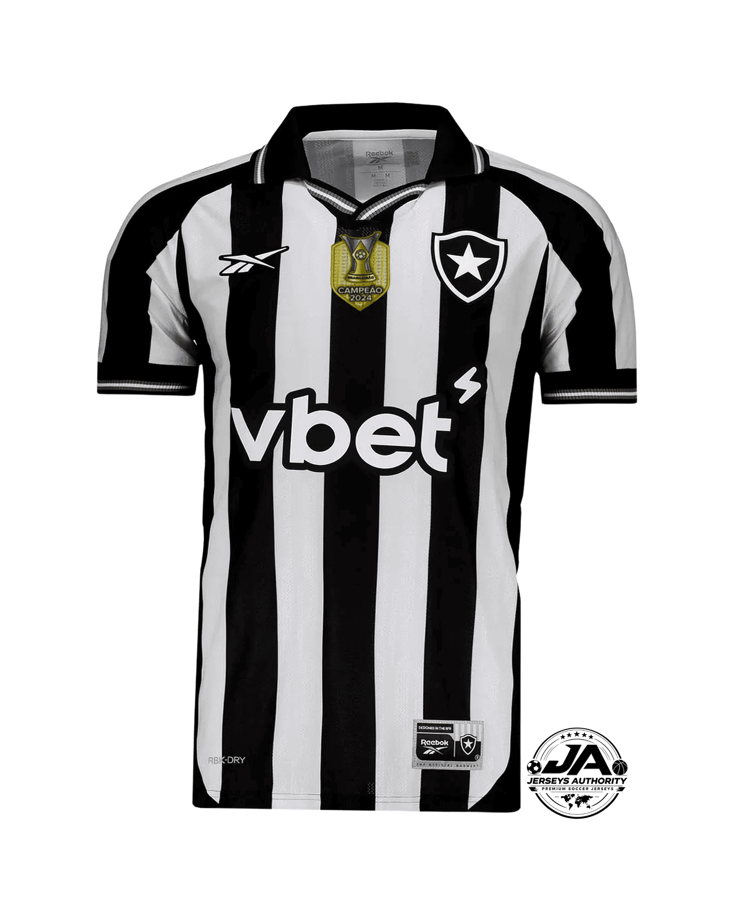 Botafogo Home Fan Jersey 2025/26 Patch Campeão Brasileirão 2024
