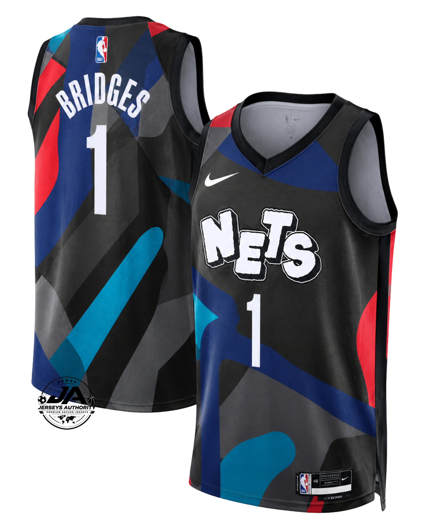 Mikal Bridges Brooklyn Nets City Edition Jersey - Black