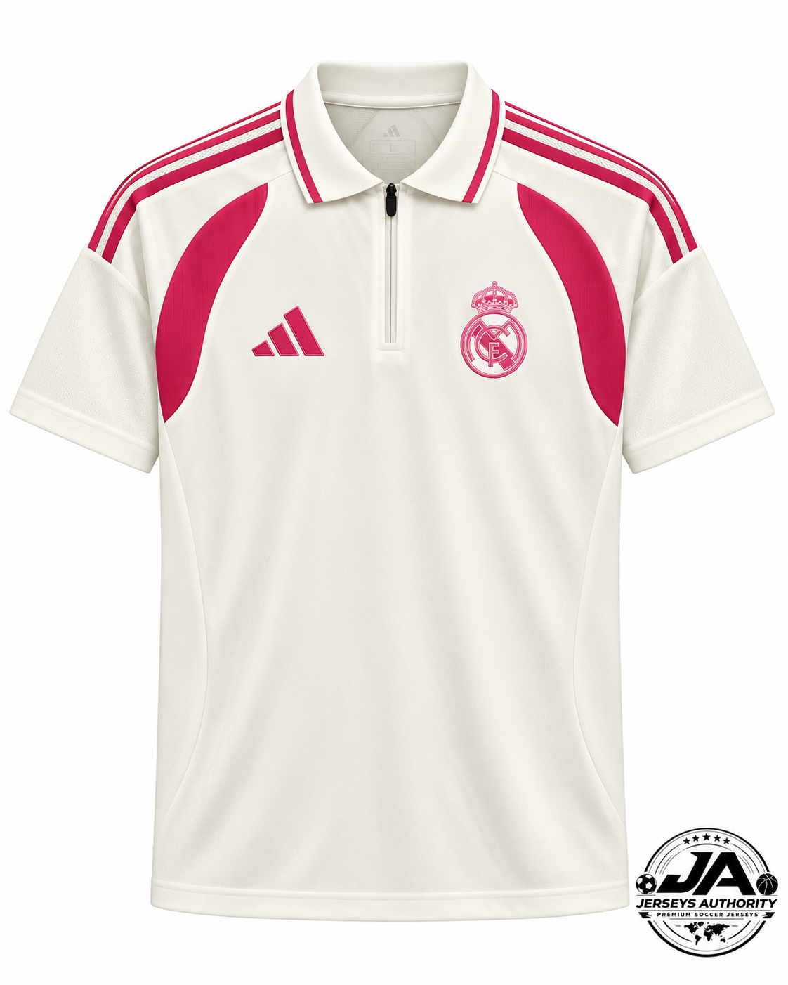 26/27 Real Madrid Training Cream Polo Jersey