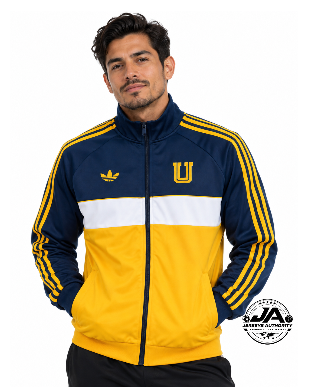 26/27 Tigres UANL Originals Yellow Blue Full Zipper Track Jacket