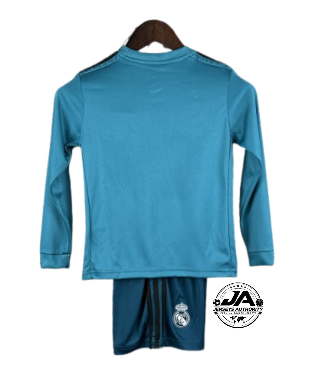 Retro Kids 17/18 Real Madrid Third Long Sleeve Jersey