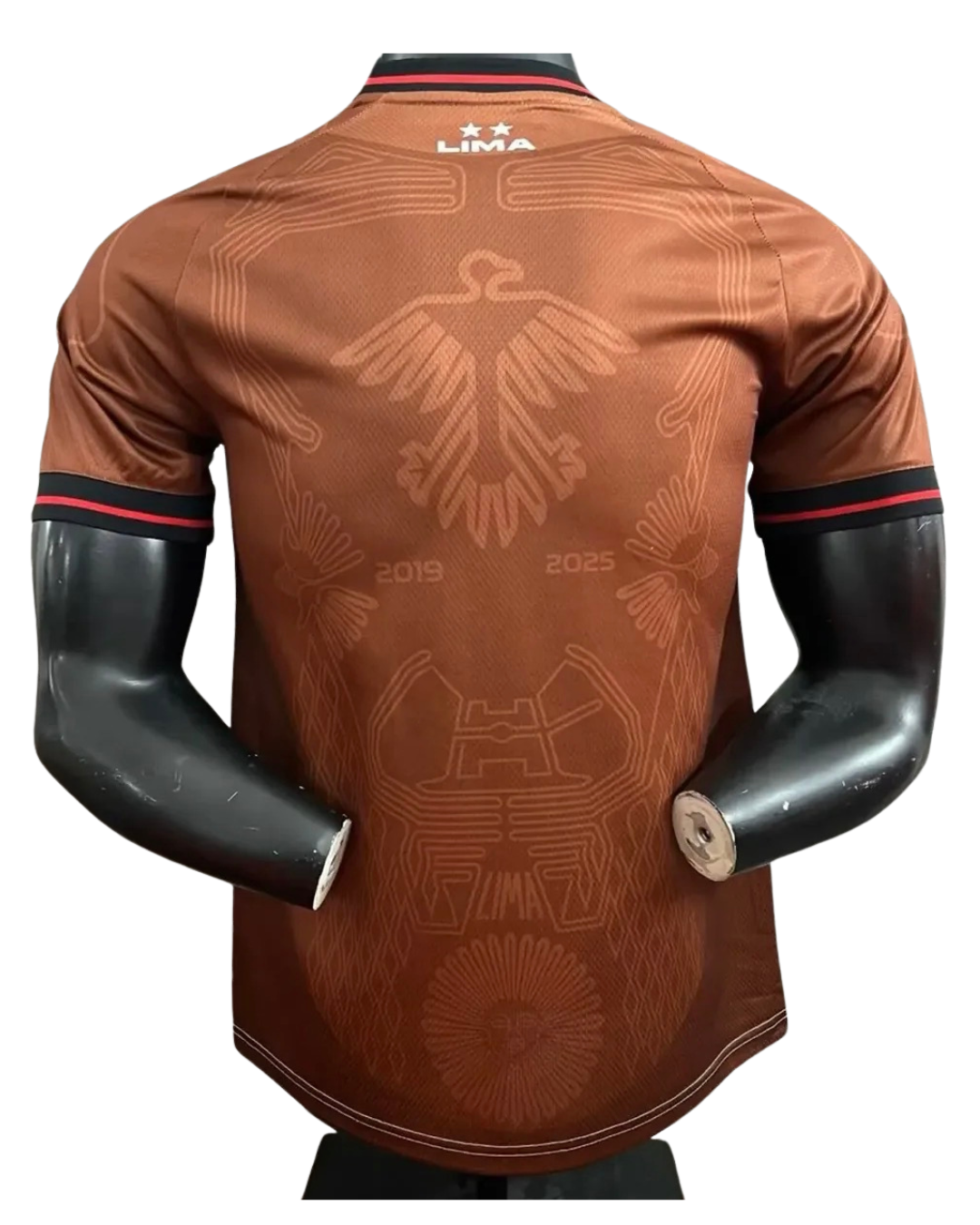 26/27 Urubu De Lima Flamengo Manto Da Nação Brown Player Jersey - Slim Fit
