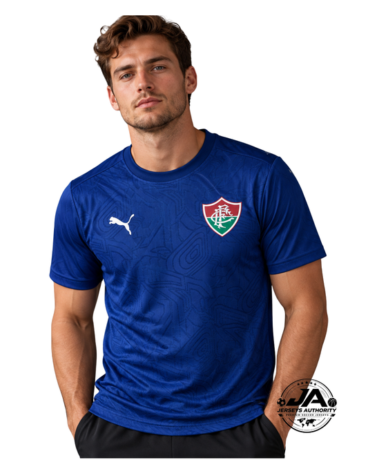 26/27 Fluminense Pre-Match Deep Blue Jersey - Fan Version
