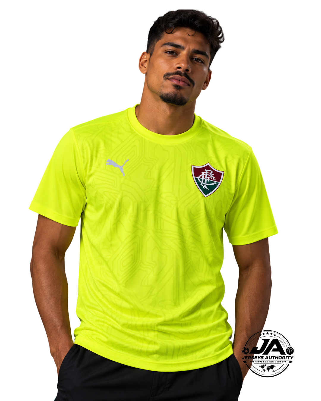 26/27 Fluminense Training Jersey Neon Yellow - Fan Version