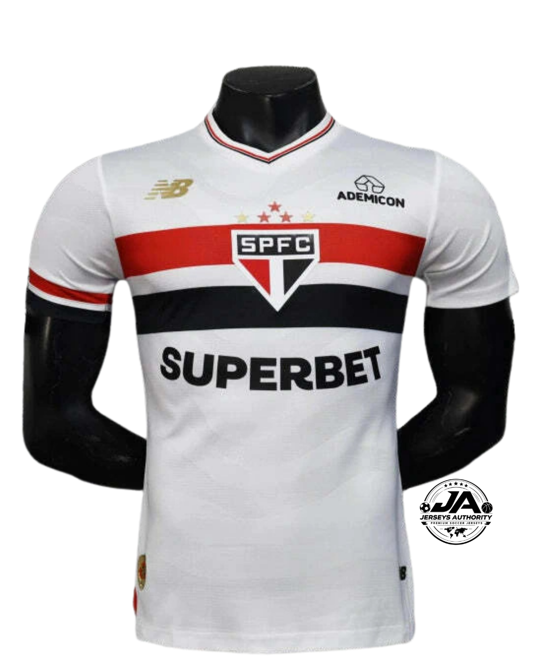 Camiseta São Paulo I 2025/26 New Balance Jugador [Corte Ajustado] - Aficionado