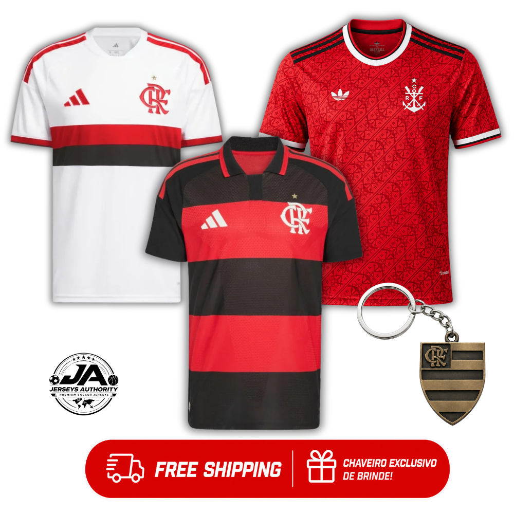 Combo 3 Camisetas Flamengo 2026/27 - Fan