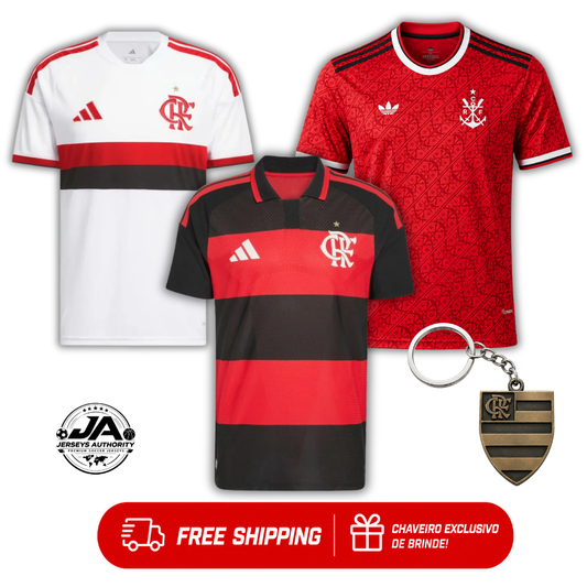 Combo 3 Camisas Flamengo 2026/27 - Torcedor