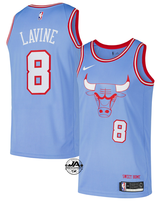 Zach LaVine Chicago Bulls Nike Swingman Player Jersey - City Edition - Blue
