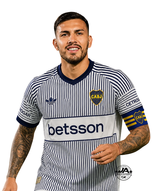26/27 Boca Juniors Away Stripes Player Jersey - Slim Fit