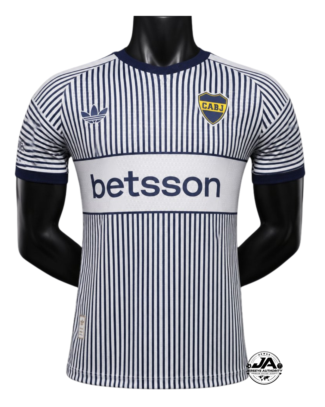 26/27 Boca Juniors Away Stripes Player Jersey - Slim Fit