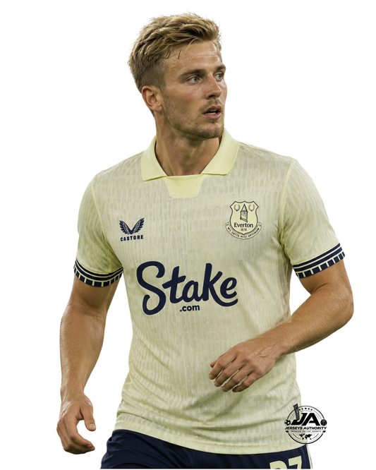 25/26 Everton Away Player Jersey - Slim Fit