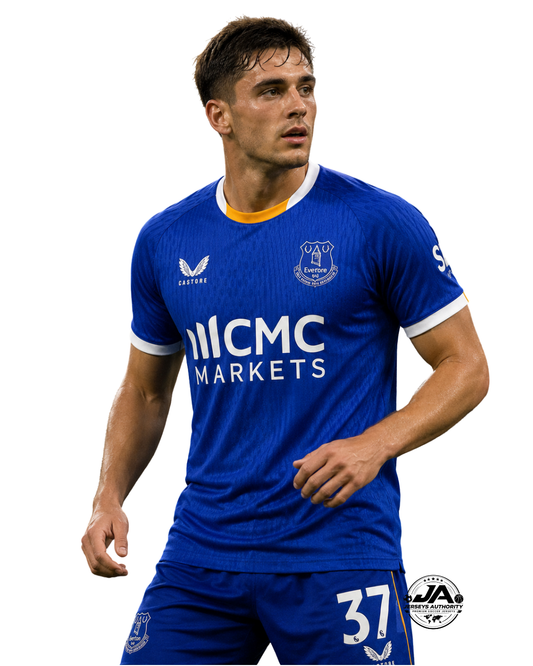 26/27 Everton Home Player Jersey - Slim Fit