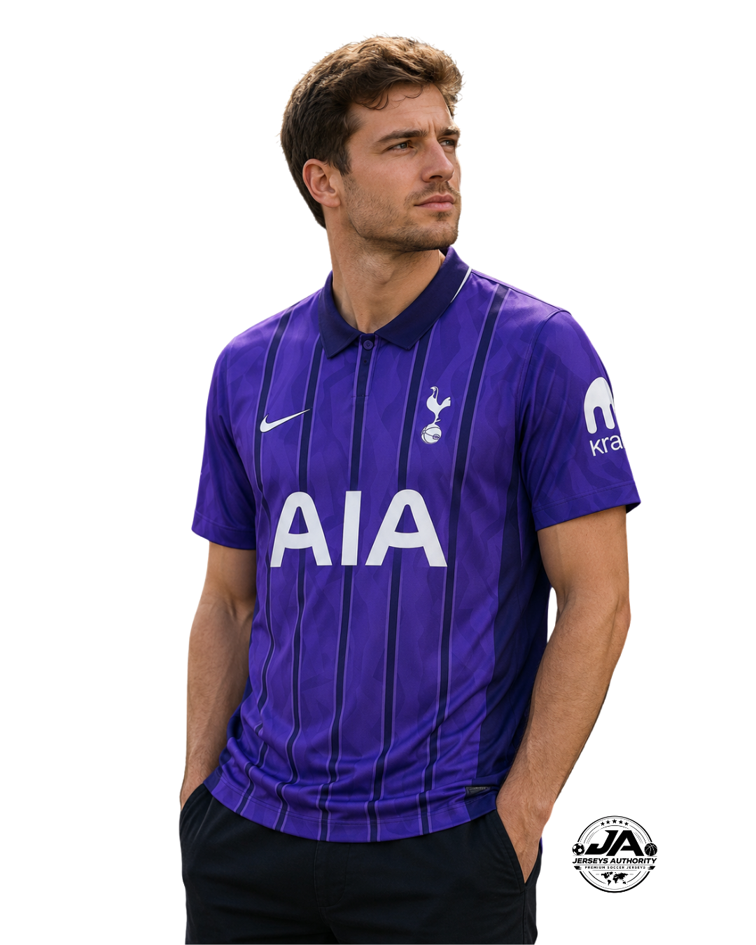 Tottenham 26/27 Hotspur Third Purple Stripes Jersey- Fan Version