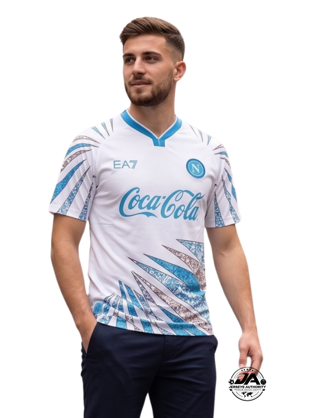 25/26 Napoli WHITE Pre-Match Jersey - Fan Version