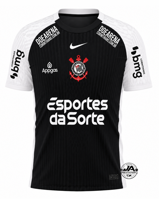 Camiseta Corinthians II 2025/26 Visitante Jugador Con Patrocinio [Corte Ajustado]