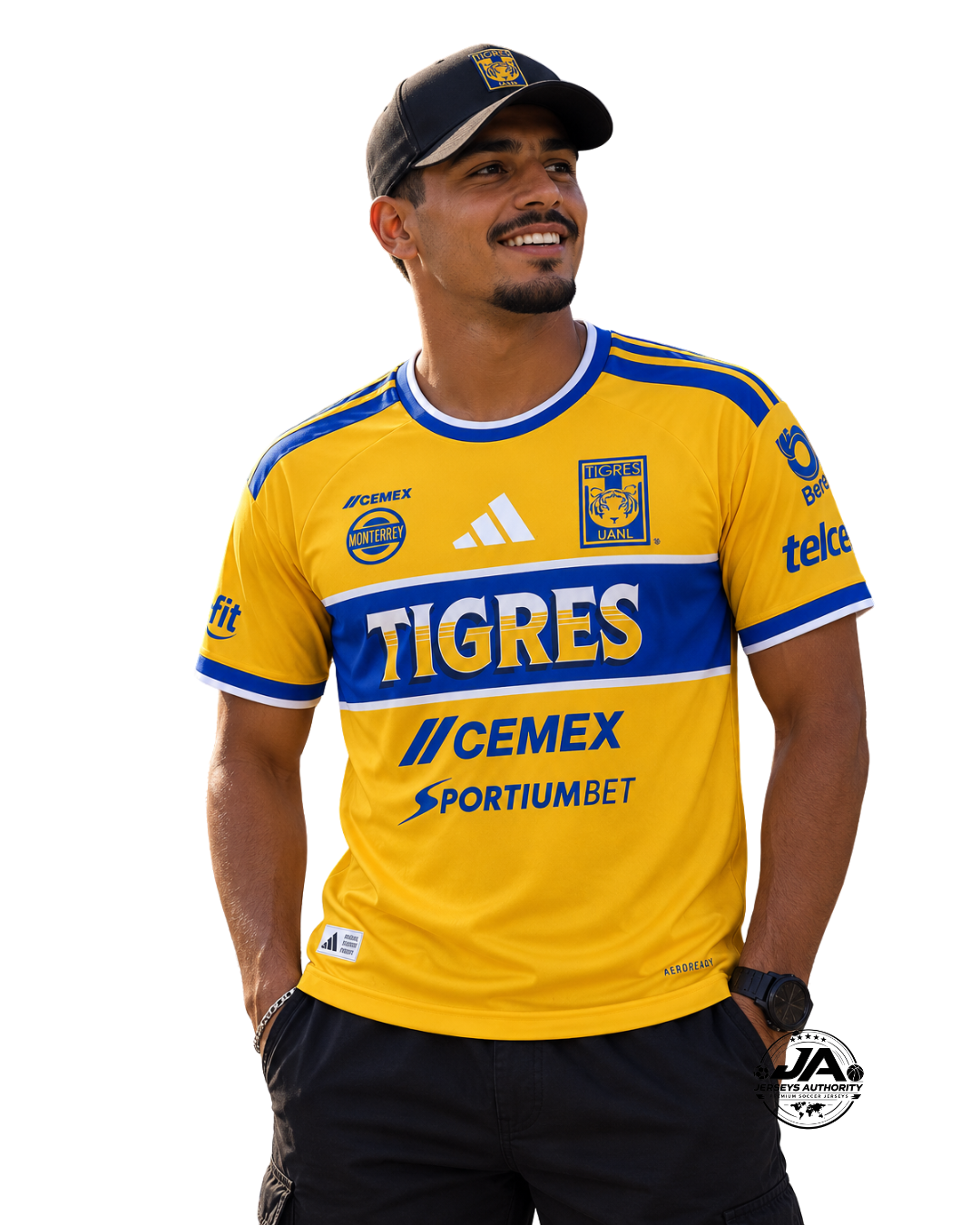 26/27 Tigres Home Jersey Full Sponsors - Fan version