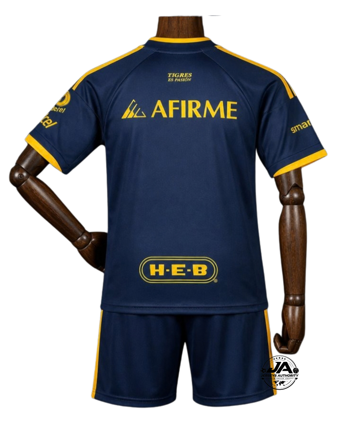26/27 Kids Tigres Navy Blue Jersey Kit