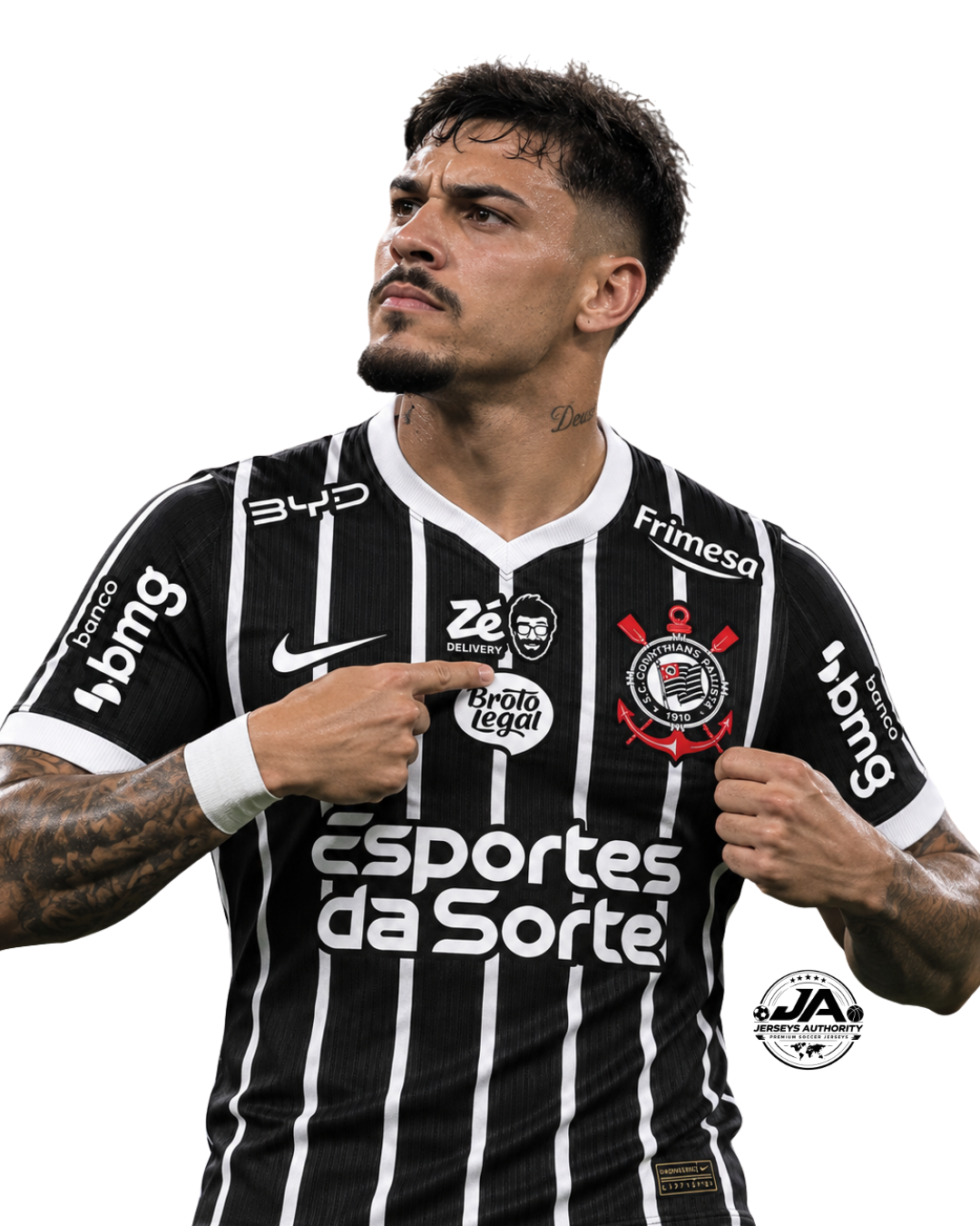 Camisa Corinthians I 2026/27 Home Full Sponsor Player Jersey - Slim Fit