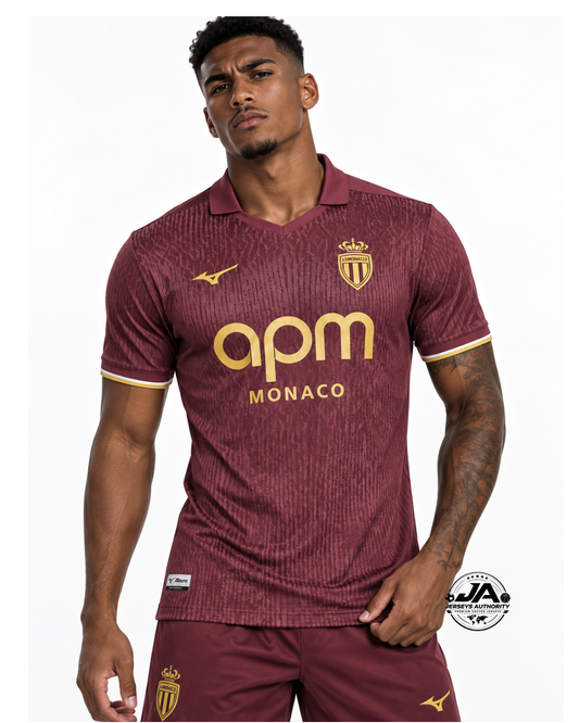26/27 AS Monaco Away Player Jersey - Slim Fit