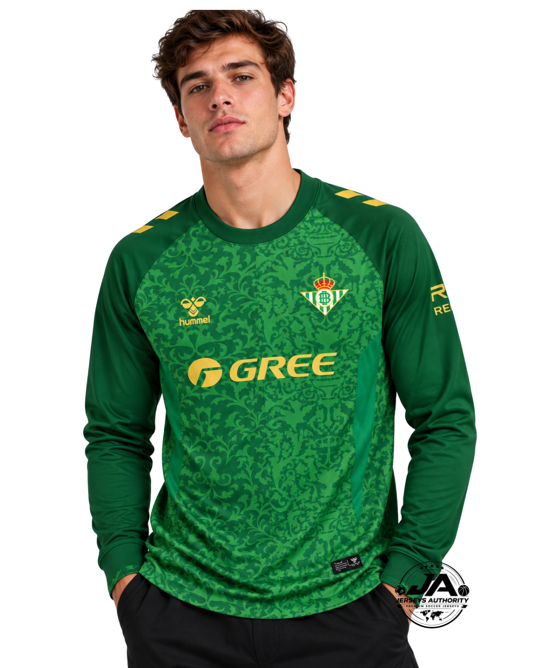 Real Betis 26/27 Away Green Long Sleeve Jersey - Fan Version