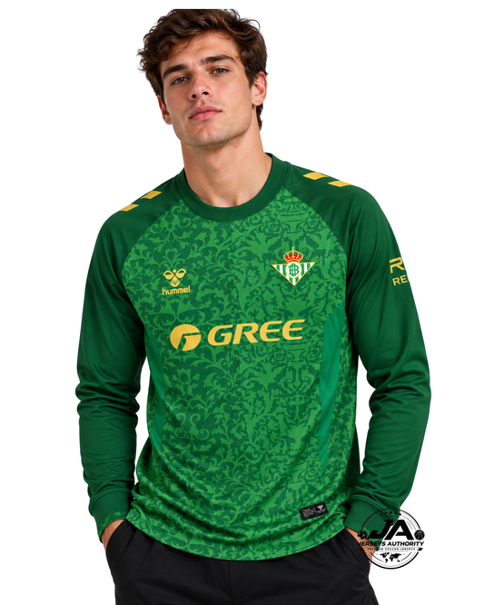 Real Betis 26/27 Away Green Long Sleeve Jersey - Fan Version
