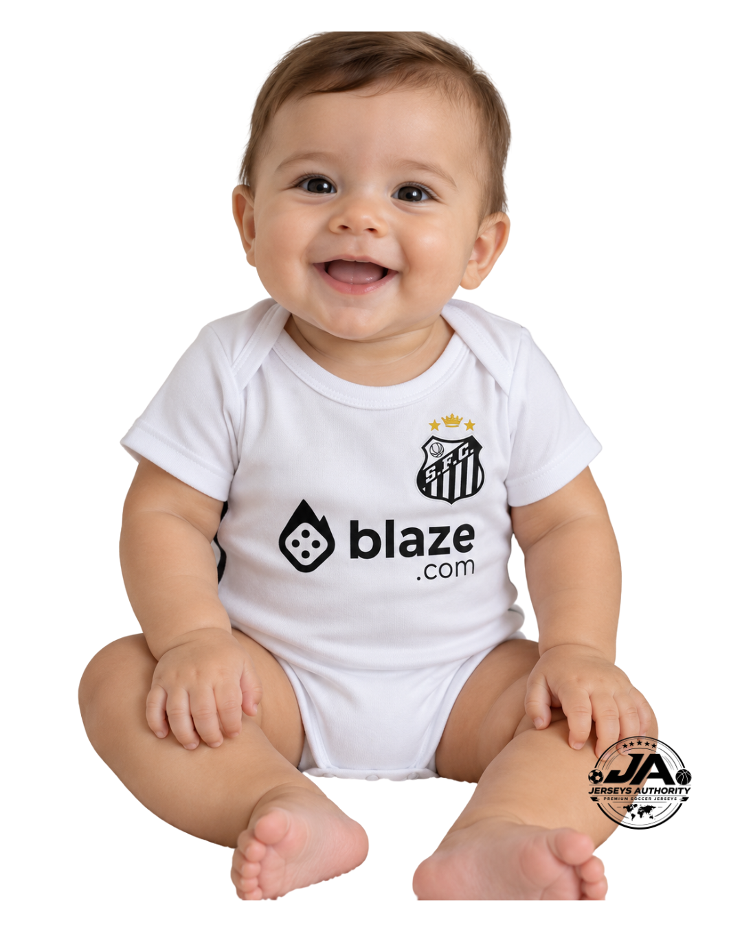 Body Baby Santos White 2026 Torcida Baby