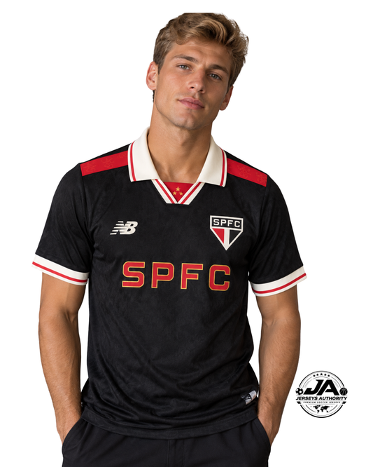 26/27 Sao Paulo Black Special Jersey - Fan Version