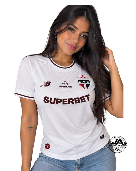Camisa Feminina São Paulo Comemorativa 26/27 New Balance - Fan Version