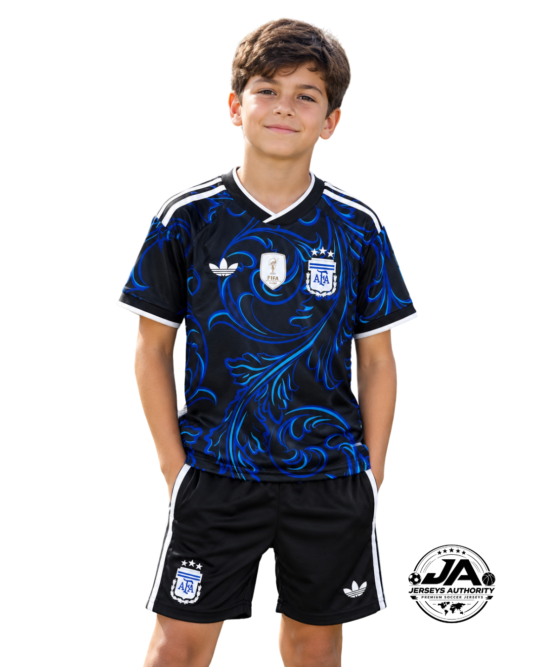2026 Kids Argentina World Cup Away Kit