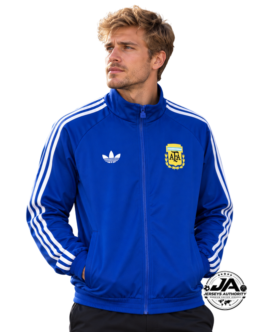 2026 Argentina BLue Full Zipper Windbreaker