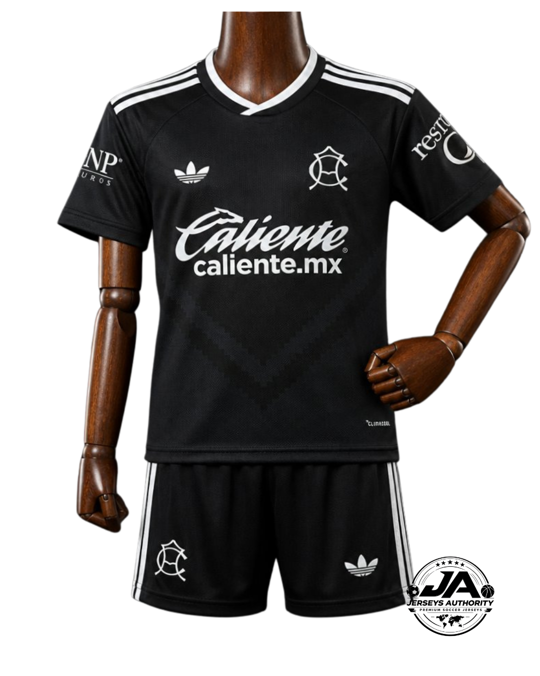 26/27 Kids Club América Black Jersey Kit