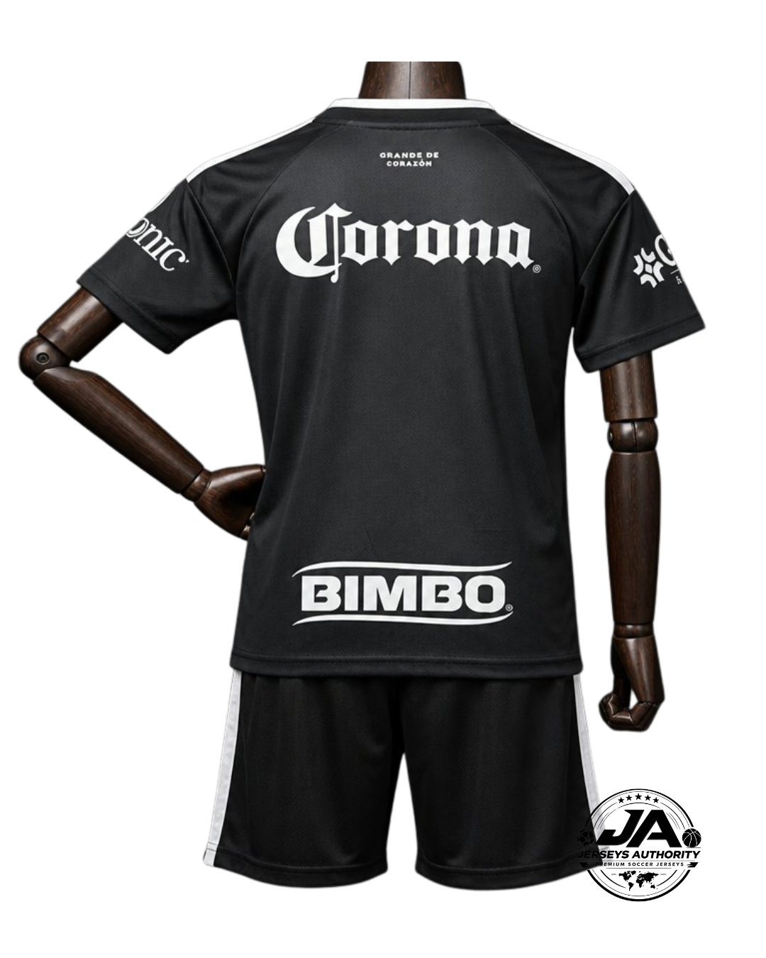 26/27 Kids Club América Black Jersey Kit