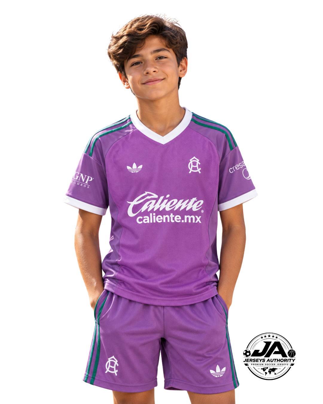 26/27 Kids Club America Goalkeeper 5 Purple Jersey Kit