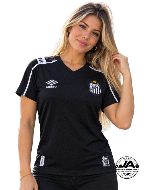 2026 Women Santos Third Black Jersey