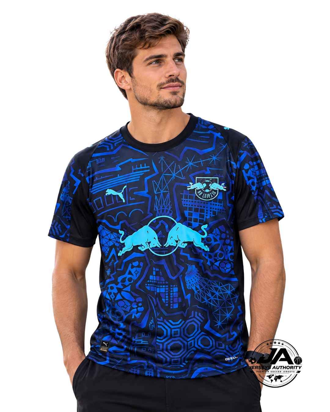 25/26 RB Leipzig Black / Blue / Sky blue Special Jersey