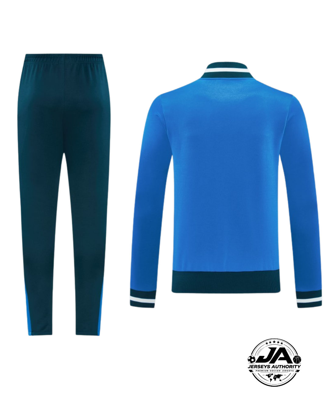 26/27 SSC Napoli Blue Full Zipper Jacket Tracksuit + Long Pants