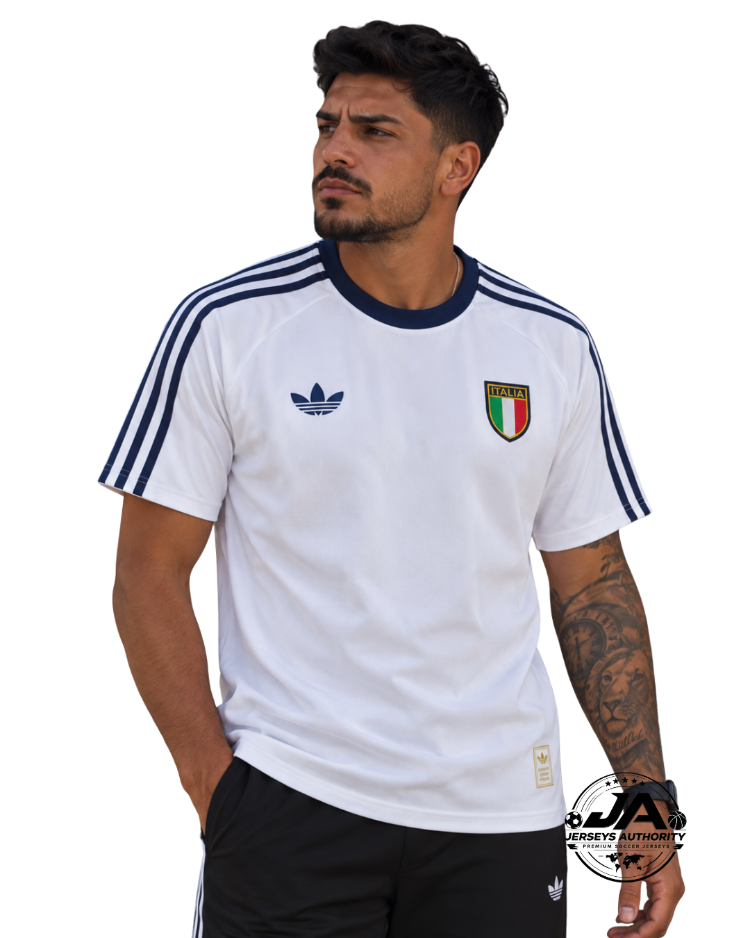 2026 Italy White Training Jersey - Fan Version