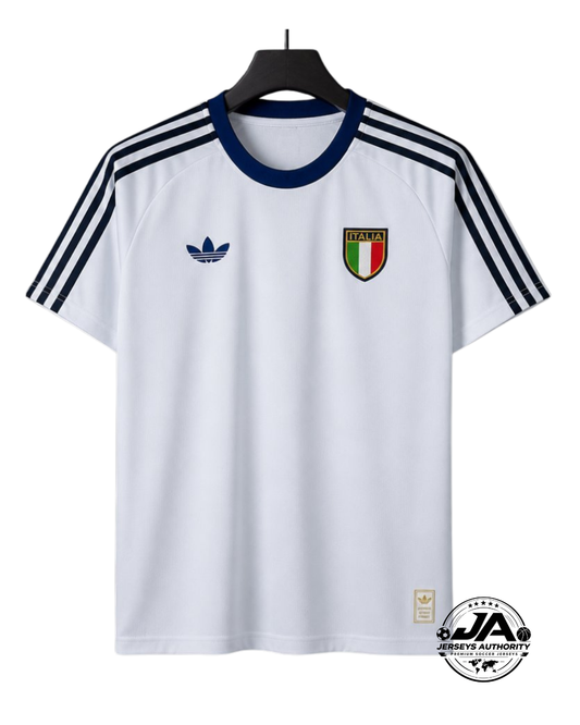 2026 Italy White Training Jersey - Fan Version