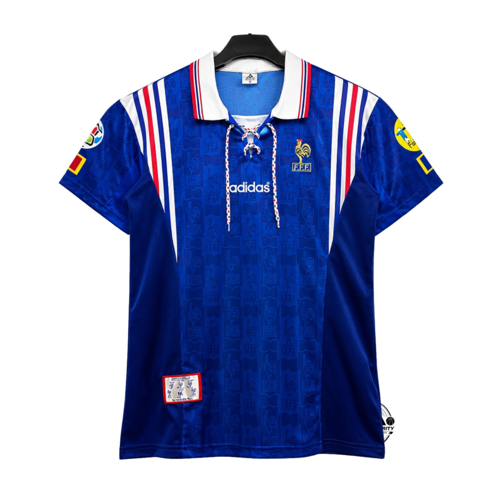 France 1996 Home Jersey - Retro Version