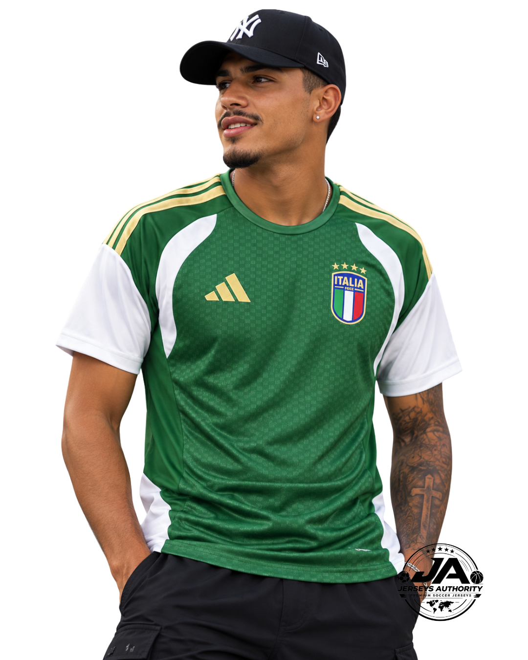 2026 Mens Italy Tiro Pre-Match Jersey - Fan Version