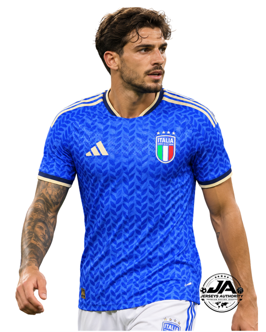 Italy Home Authentic Player Jersey Shirt 2026 World Cup - Slim Fit