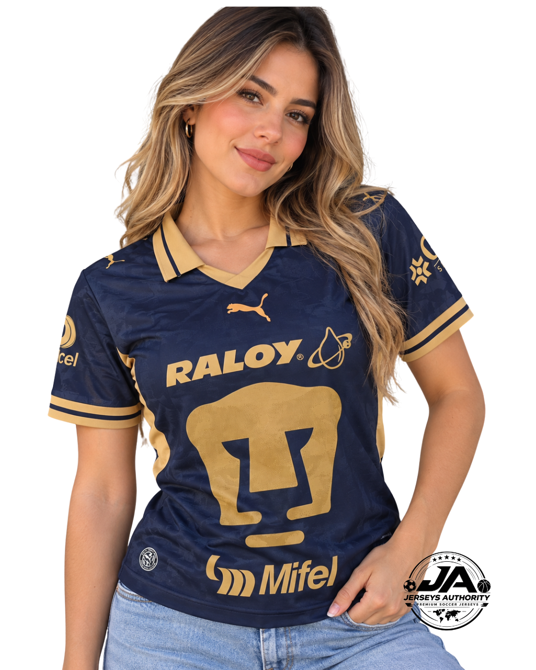 26/27 Women Pumas Home Navy Blue Jersey