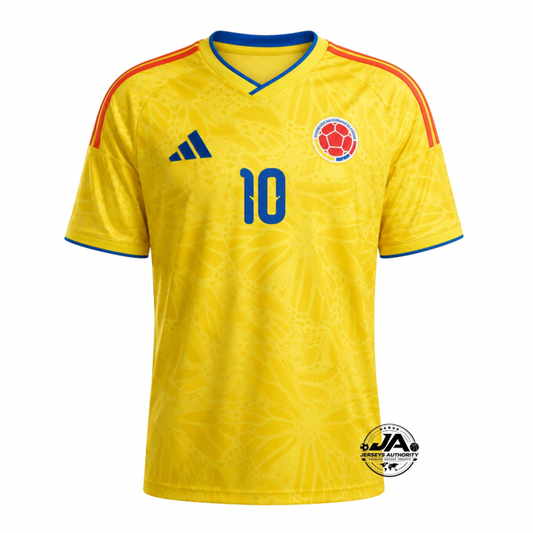 Camiseta de local de Colombia de James Rodríguez 2026 - Versión aficionado