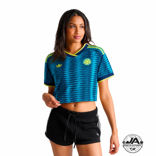 Camiseta Corta de Visitante Colombia Mundial 2026 - Estilo Aficionado