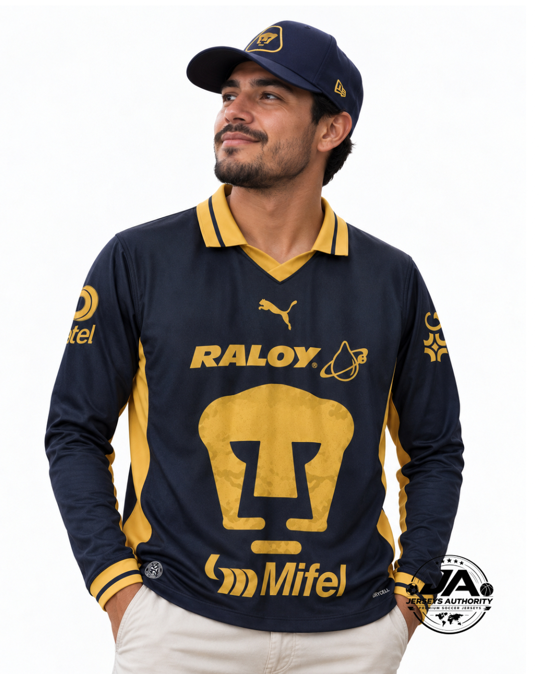 26/27 Pumas Home Long Sleeve Jersey - Fan Version
