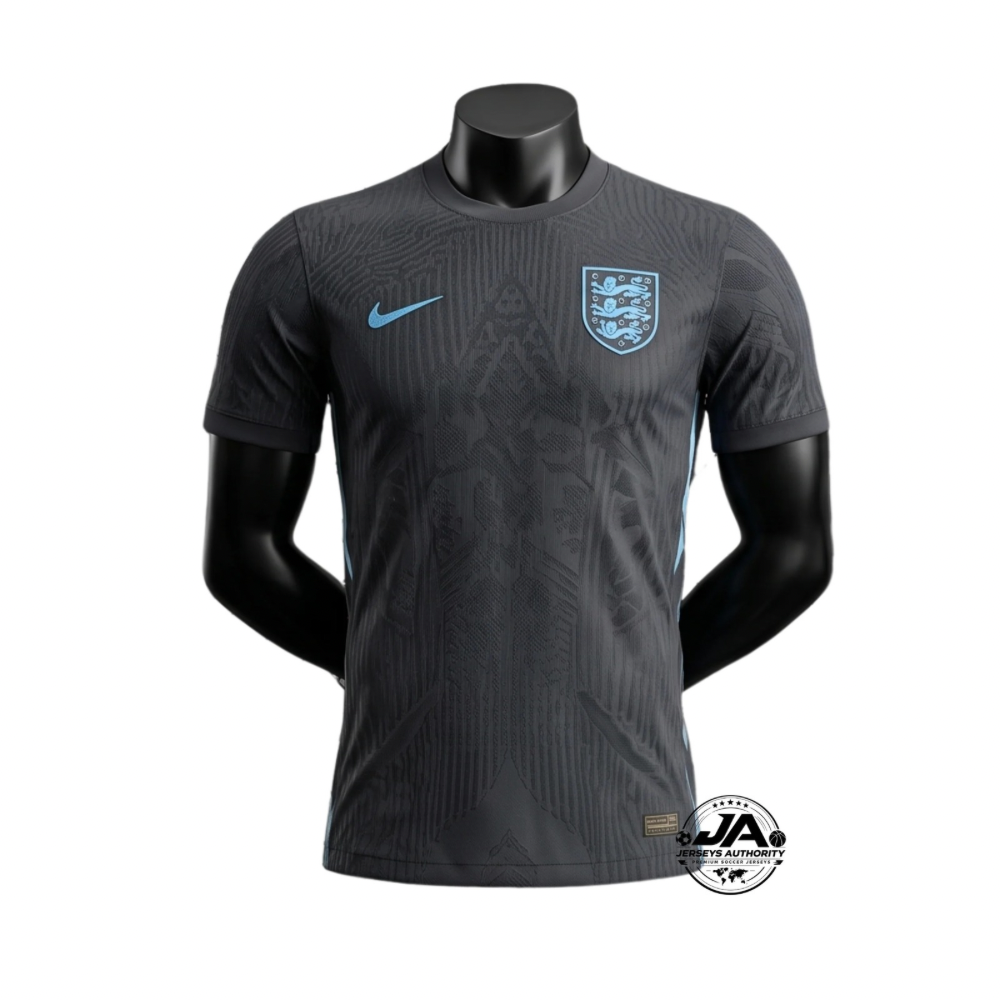 Camiseta de entrenamiento Inglaterra 25/26 - Negra - Versión jugador - Corte ajustado