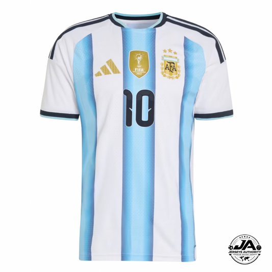 Kids Kit Argentina Home Messi 10 Fan Jersey Shirt 2026 World Cup