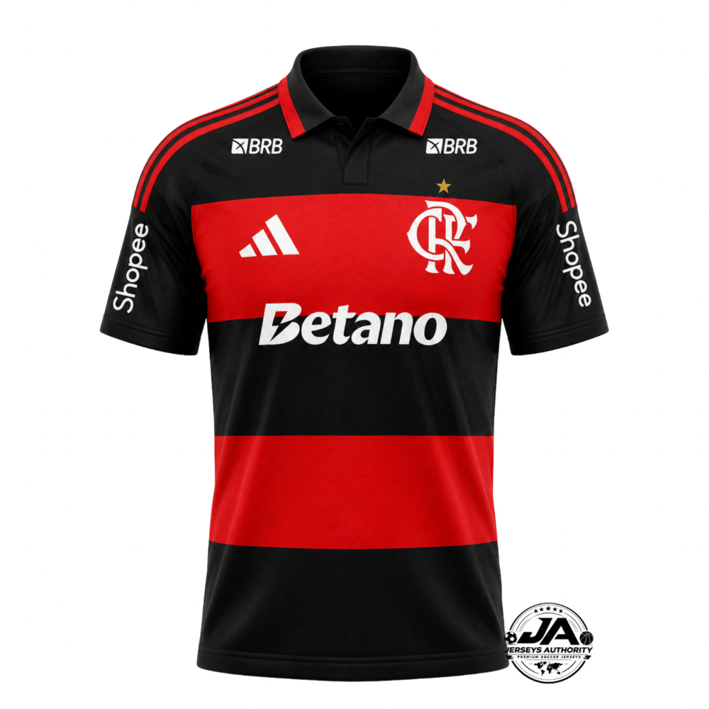 Flamengo Jersey 2026/27 Home - Fan Version Sponsor
