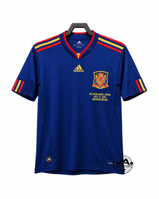 Spain 2010 World Cup Final Away Jersey - Retro Version