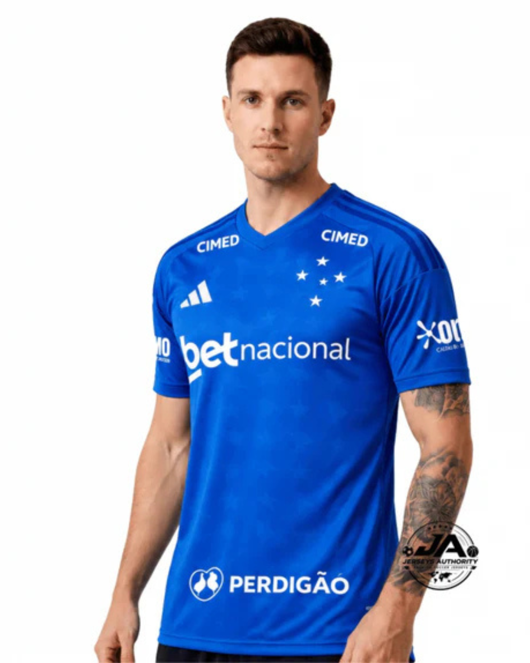 Camiseta Cruzeiro I 2026/27 Local Jugador Con Todos los Patrocinios - Fan